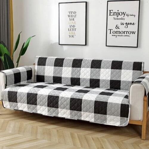 Printed Soft Sanding Fabric Quilted Sofa Towel One-piece Pets Dogs Sofa Cover Furniture Protector Cover Anti-slip Slipcover