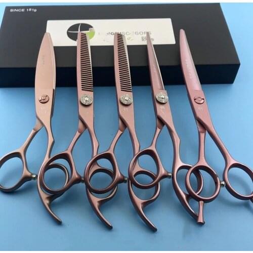 6.0 Top Professional Hair Scissors Set Cutting Barber Salon Haircut Thinning Shear Hairdressing Hair Tools Hair Cutting Scissors