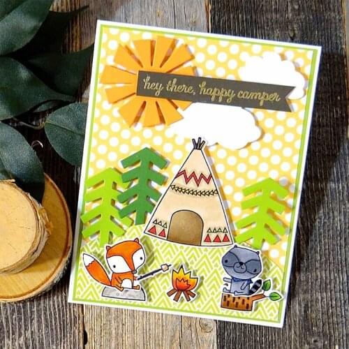 Foxs Wild Life Clear Stamps Set Seal for DIY Scrapbooking Album DIY Craft Decor Transparent Stempels Silicone New2018 4x6inches