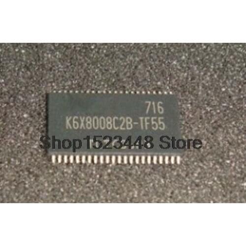 New 5PCS/LOT K6X8008 K6X8008C2B-TF55 K6X8008C2B TSOP44