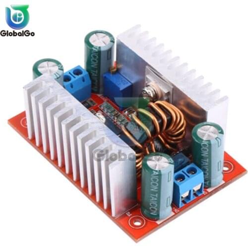DC 400W 15A Step-up Boost Converter Constant Current Power Supply LED Driver 8.5-50V to 10-60V Voltage Charger Step Up Module