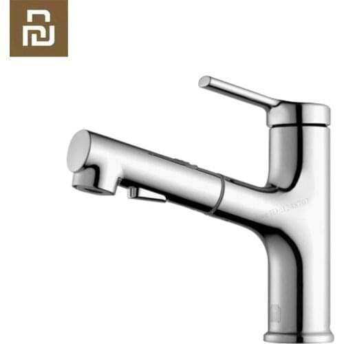 Youpin Dabai Diiib Bathroom Basin Faucet With Pull Down Sprayer 2 Spray Mode Single Lever Handle Mixer Tap