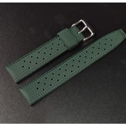 TP001 Rubber Tropic Strap 20mm 22mm Replacement Watch bands Automatic Watch Bracelets Dive Watches Steel Buckle 20/22mm
