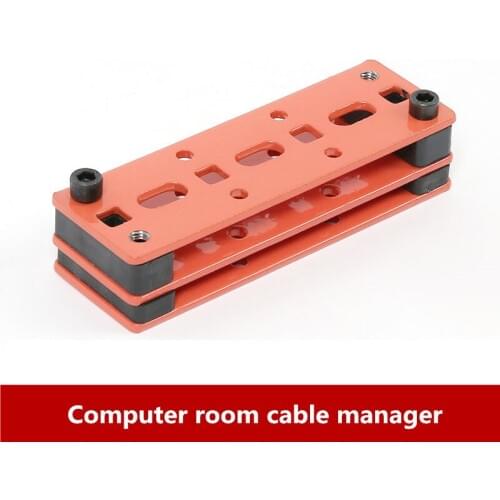 Power cable fixing device Category 5 / Six network cable fixing device Cable management device Grid bridge cable tray universal