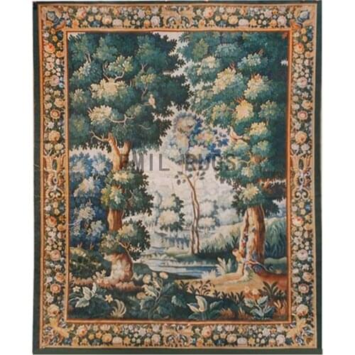 Magnificent Tapestry Square Handmade Hanging Wall Tapestry Macrame Needle Gobelin