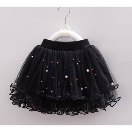 2019 Baby Toddler Teen Girls Pearls Skirts Tutus Girl Tutu Skirt Bottoms Princess Dance Skirts For Kids Children Clothes JW7347