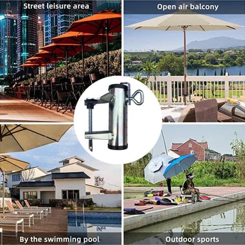 Heavy Umbrella Clamp Umbrella Stand Bench Buddy Patio Umbrella Holder Household Parasol Holder Fixed Clip AA