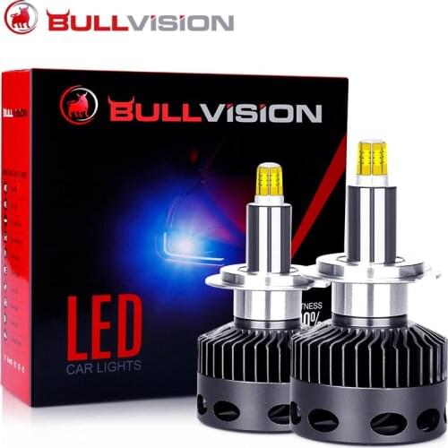 2Pcs H11 H7 3D 360 LED Car Headlight 30000LM CSP Mini Bulbs H8 H1 HB3 HB4 9005 9006 Lamp csp chip lampada Auto 12V fog light KQ