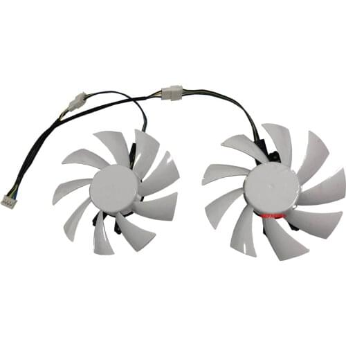 2pcs/Set 4Pin Graphics Fan GA92S2H 85MM VGA Cooler For KFA2 GTX 1660 Super EX White GTX1660 Ti EX White As Replacement
