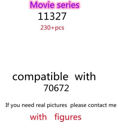 230pcs 11327 Building Block Toy Movie Series 70672 Assembled Building Block Childrens Toy Gifts