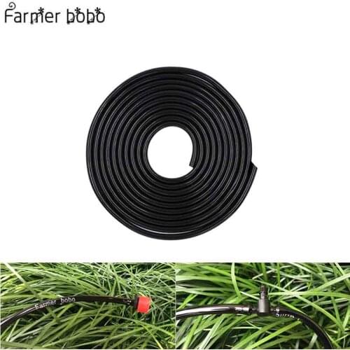 4/7mm Garden Water Hose with Quick Connector Micro Drip Misting Irrigation Tubing Pipe PVC Hose 1/4'' New Hose