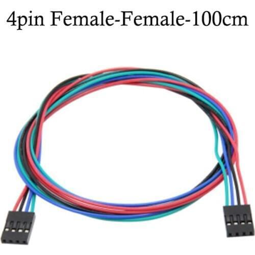 4pin Connector Female to Female DuPont line cable jumper RGB Connector PCB Adapter for 3D printer Arduino main board module