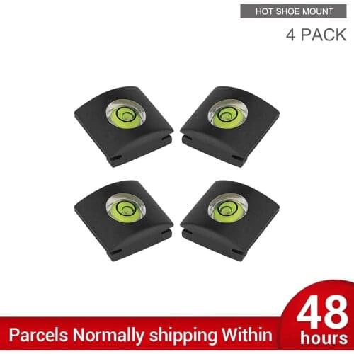 4 PACK Hot Shoe Cover Bubble Spirit Level Protector Cover for Canon Nikon Olympus Panasonic Pentax Fujifilm DSLR SLR Camera