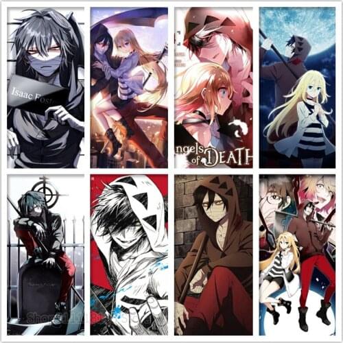 5d Diy Diamond Painting Japan Angel Of Death Diamond Embroidery Anime Cross Stitch Rhinestone Mosaic Home Decoration Painting