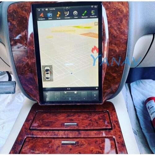 Tesla style Screen Android 9.0 Car GPS Navigation For GMC Yukon/ Chevrolet Tahoe/Chevrolet silverado 2007-2012 Car radio player