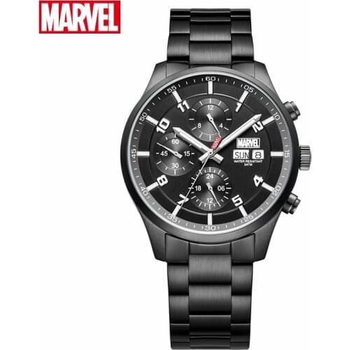 Disney Marvel Official Mens Automatic WristWatches Chronograp Multi Function Sapphire Crystal Sport Date Male Relogio Masculino