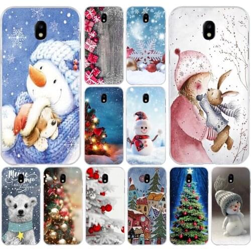 24AS Merry Christmas 2 Soft Silicone Tpu Cover phone Case for Samsung Galaxy J2 J3 J4 J5 J6 J7 Prime 2016 2017 Plus 2018