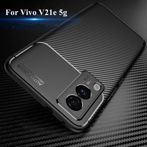 For Vivo V21e 5g Cover Case For Vivo V21e 5g Coque Shell Soft Silicone Shockproof Protective Business Back Bumper For Vivo V21E