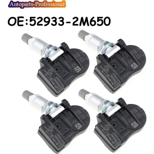 4 Pcs/lot Car TPMS Tire pressure Sensor 52933-2M650 529332M650 529333N100 For 2012-2018 Hyundai SANTA FE III [DM] SOLARIS Kia