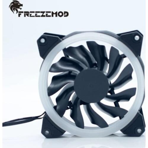 FREEZEMOD Eclipse RGB fansupports AURA synchronous 12CM hydraulic bearing ROHS certification. FAN-L19-1
