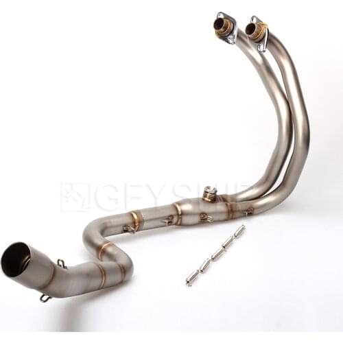 Motorcycle Exhaust Pipe Muffler Front Middle Link Pipe System For Kawasaki Ninja 300 Ninja 250R 2013 to 2016 Z300 Z250 Slip-on