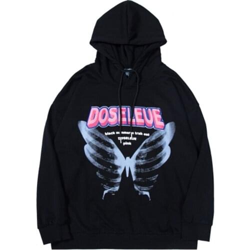 Худи 2021 autumn clothes streetwear creative skull bone print hooded long sleeve sweater men and women loose couple wear moletom