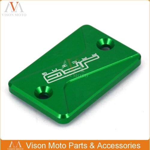 CNC Front Brake Reservoir Cover For KSR 50 80 110 KDX 125 220 KDX250 KLX125 KLX150S KLX300 KLX450R D-Tracker125 KFX450R KFX700