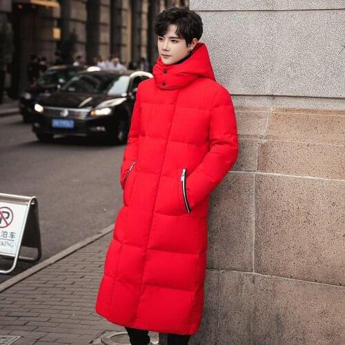 90%Down Jackets Mens Winter Hooded Duck Down Jacket Male Casual Fashion Thick Warm Parkas Coat 2019 Brand New Menswear