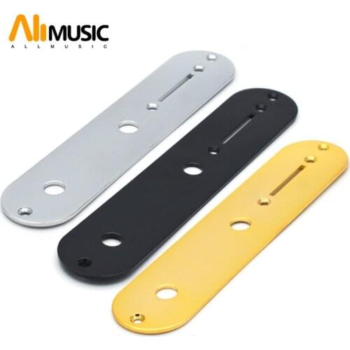 Metal Switch Control Plate for Electric Guitar Guitar Pot Wiring Cover Chrome Black & Gold for Choose