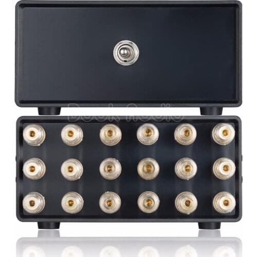 Nobsound Mini 2.1 Channel 2(1)-IN-1(2)-OUT Amplifier Speaker Audio Splitter Switcher Selector