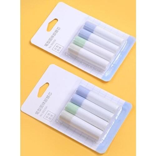 Brand New Creative Replaceable Pen Type Solid Glue Stick Set Student Stationery High Viscosity Office School Supplies