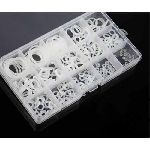 260pcs Silicon O Ring Washer Seals Set Heat-resisting High thermal resistance Wire diameter 2mm Silicone rubber gasket