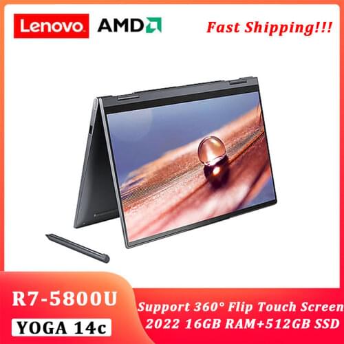 Lenovo YOGA 14c 2021 laptop Ryzen 7 5800U 16GB RAM 512GB SSD 14 inch FHD IPS screen Notebook computer Ultrabook