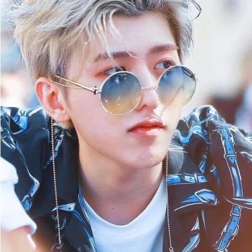 New Fashion men Candy color Vintage Round Mirror Sunglasses Women Brand Original Design Black Gradient Sun Glasses Female Oculos