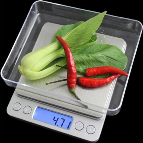 500g X0.01g Portable Mini Electronic Digital Jewelry Pocket Scales LED Luminous Jewelry Scale Home Kitchen Weighing Tool