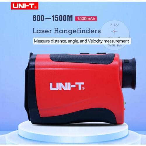 UNI-T Telescope Laser Distance Meter Laser Rangefinder 600m/800m/1000m/1200m/1500m Portable 7x Golf Range Finder