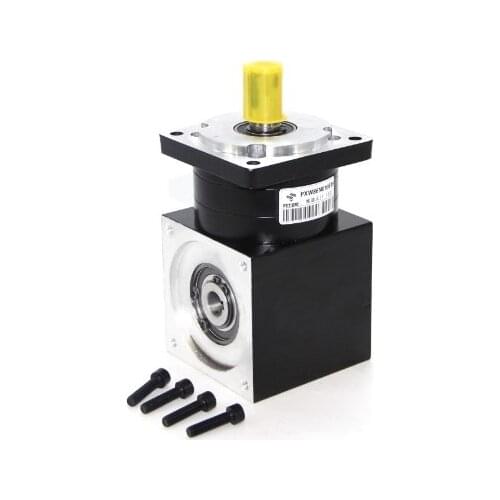 90 degree right angle planetary reducer Nema34 for stepper motor servo motor speed ratio 3:1 4:1 5:1 6:1