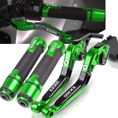 Motorcycle Brake Handle Clutch Lever CNC Adjustable Clutch Brake Levers For KAWASAKI EX300 EX 300 2013 2014 2015 2016 2017 2018