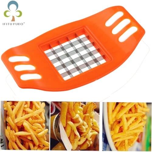 Potato Slicer Cutter Chopper Chips Making Tool Potato Vegetable Cutting French Fry Cutter Kitchen Accessories Tool GYH