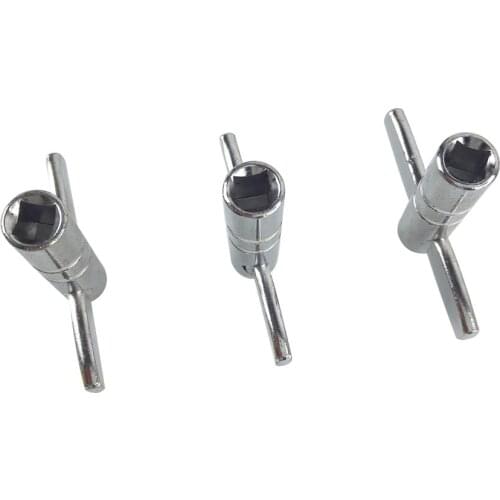 Musical Instrument Universal Metal Drum Sticks Skin Tuning Key Tuner Solid Durable Square Socket Parts & Accessories