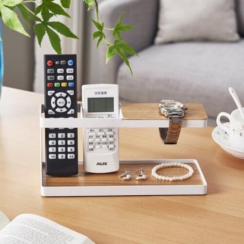 Japanese-Style Desktop Coffee Table Holder Watch Mobile Phone Remote Control Storage Rack Desktop Accessories Organizer