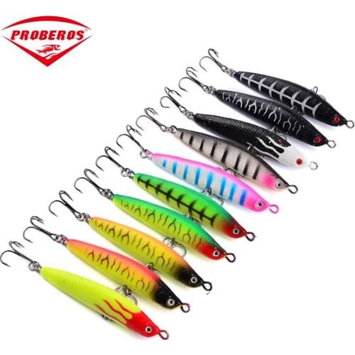 1Pcs Freshwater Fishing Lures Minnow 8cm 18g Bass Fishing Artificial Bait Tackle Hook