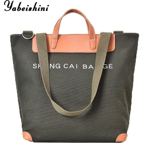 2019 Casual Canvas Handbag Female Vintage Woman Shoulder Bag Luxury Women Bags Crossbody Bags White Tote Bags Bolsa Feminina