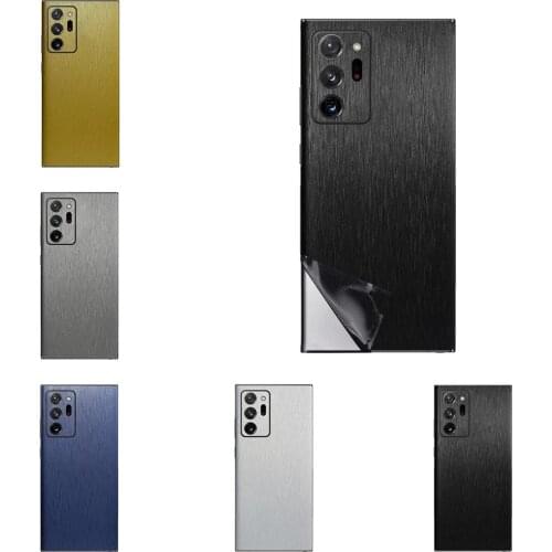 2021 Metal Brushed Matte Film For Samsung Galaxy S20 Ultra S10E S21 Full Wrap Skin Back Cover Note 10 Plus Lite Note 20 Sticker