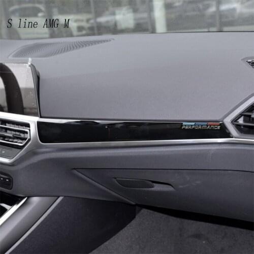 Car Styling Dashboard Instrument Panel Decorative Frame Stickers For M Performance Sticker For BMW 3 Series G20 G28 Accessories