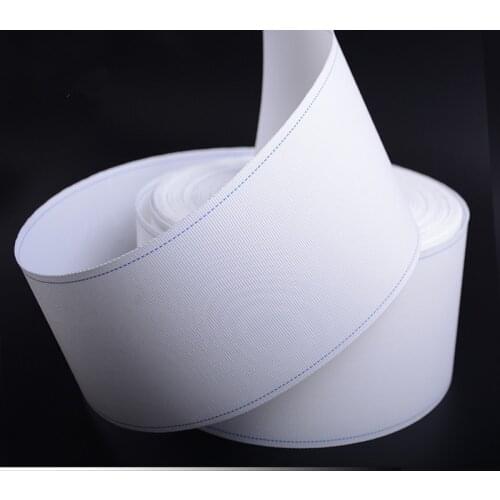 45M/lot White Woven Curtain Tape For Rod Tie Ring Roman Circle Punch Rings Belt Ribbon Curtain Accessories Drapery DIY Sunscreen