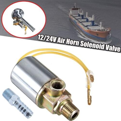 12V/24V 10A Electric Solenoid Valve For Electric Horn Dual Trumpet General Purpose For Vehicle Car SUV Truck Lorry RV Boat