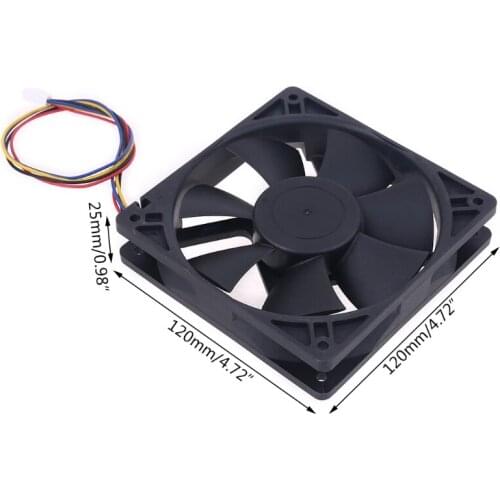 H4GA 6500 RPM Fan for AntMiner D3 L3+ S9 T9 S15 T15 S17 T17 Misieren SHLF1212GHE-07