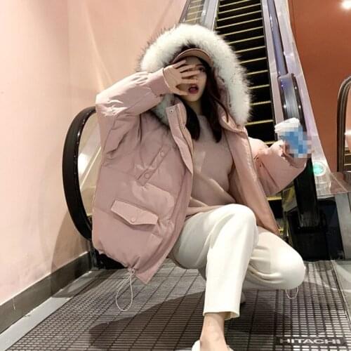 ZB5032 2021 new autumn winter womens short style loose bread clothing cotton-padded jacket coat student tide cheap wholesale