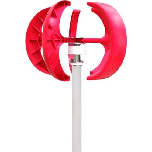 Red Lantern Micro Generator High Performance Vertical Wind Generator Portable Smart Axial Wind Lifa Motor Unit Wind Turbines